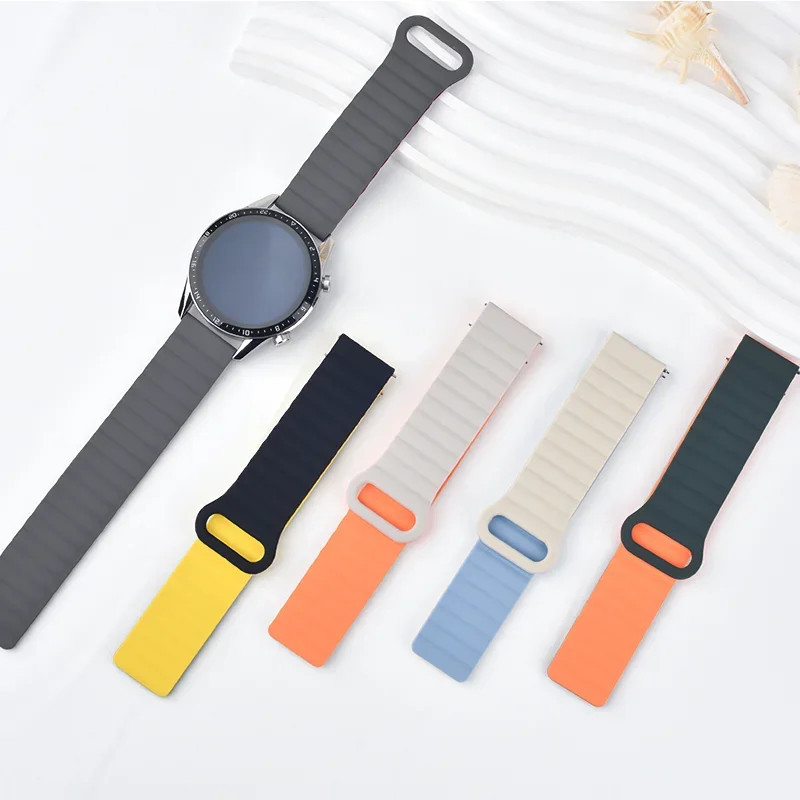 Two-Tone สายแม่เหล็กสำหรับGarmin Forerunner 970 570 965 255 265 Smartwatch Bracelet For Garmin Venu 3 2  Vivoactive 4 ราคา ถูกที่สุด ดีลบีเคเค แกลเลอรีภาพที่ 8