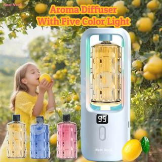 [HOT]Rechargeable USB Aroma Diffuser with Color Lights | 5 Scents Auto Spray  | For Home, Car, Gift