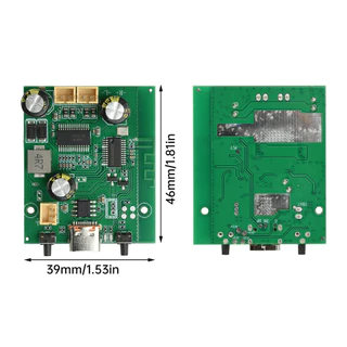 Pcbfun DC5V/3.7V แบตเตอรี่ขับเคลื่อน Tws สเตอริโอ BT เครื่องขยายเสียง 2 * 10W Dual Channel ปรับและชาร์จได้