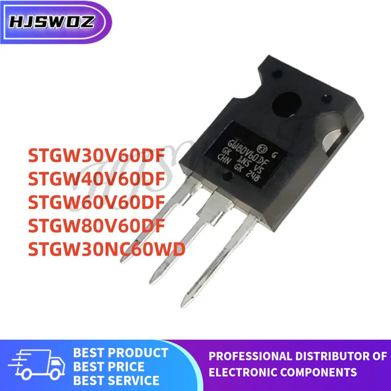 5PCS STGW30NC60WD STGW30V60DF STGW40V60DF STGW80V60DF STGW60V60DF STGW30NC60WD GW30V60DF GW40V60DF G