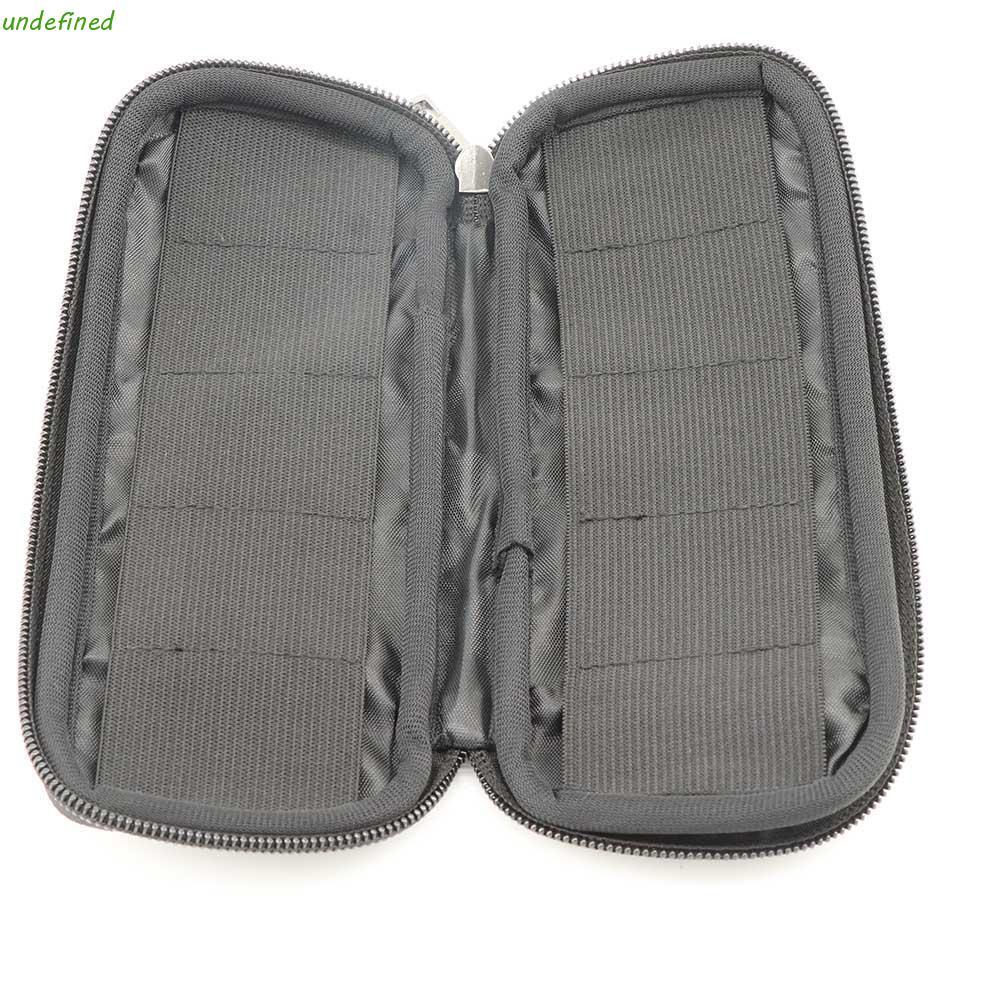 JARREDIW แฟลชไดรฟ์ Organizer สีดําทนทาน U Disk Holder กันฝุ่นพร้อมซิป Neoprene U Disk Bag