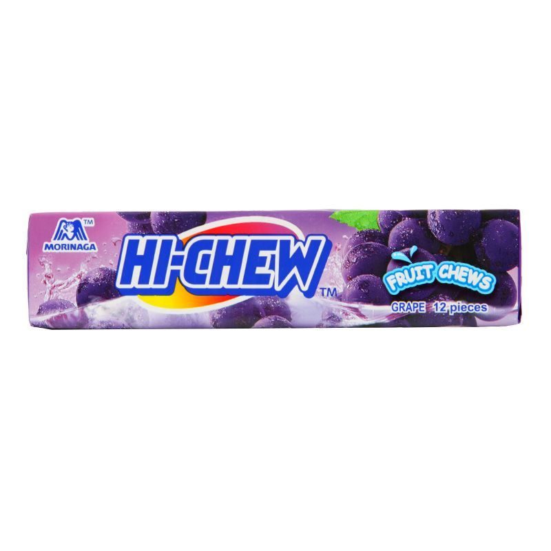 โมรินากาลูกอมเคี้ยวหนึบรสองุ่น 57กรัม Morinaga Chewy Candy Grape 57g. [หมายเลขบาร์โค้ด 6933545800030]