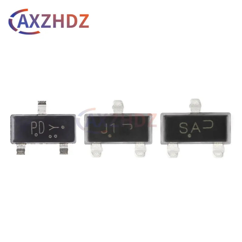 100PCS BSS138 J1 BSS123 SA BSS84 PD LBSS138LT1G SOT-23 130/200mA 50V 100V 170mA NChannel Power MOSFE
