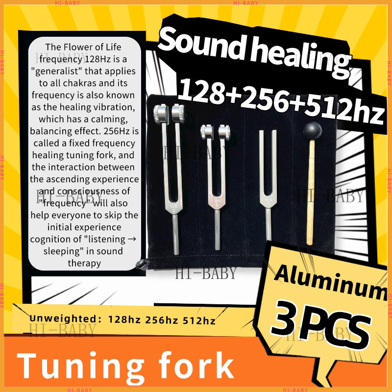 Tuning fork🎵ส้อมจูนเสียง ชุดส้อมเสียง C [128Hz 256Hz 512Hz] ส้อมเสียงส้อมเสียง128ส้อมเสียง256ส้อมเสียงส้อมเสียง512ส้อมเสียง128hz รวมส้อมเสียง C พร้อมสามเหลี่ยมหรือฐาน