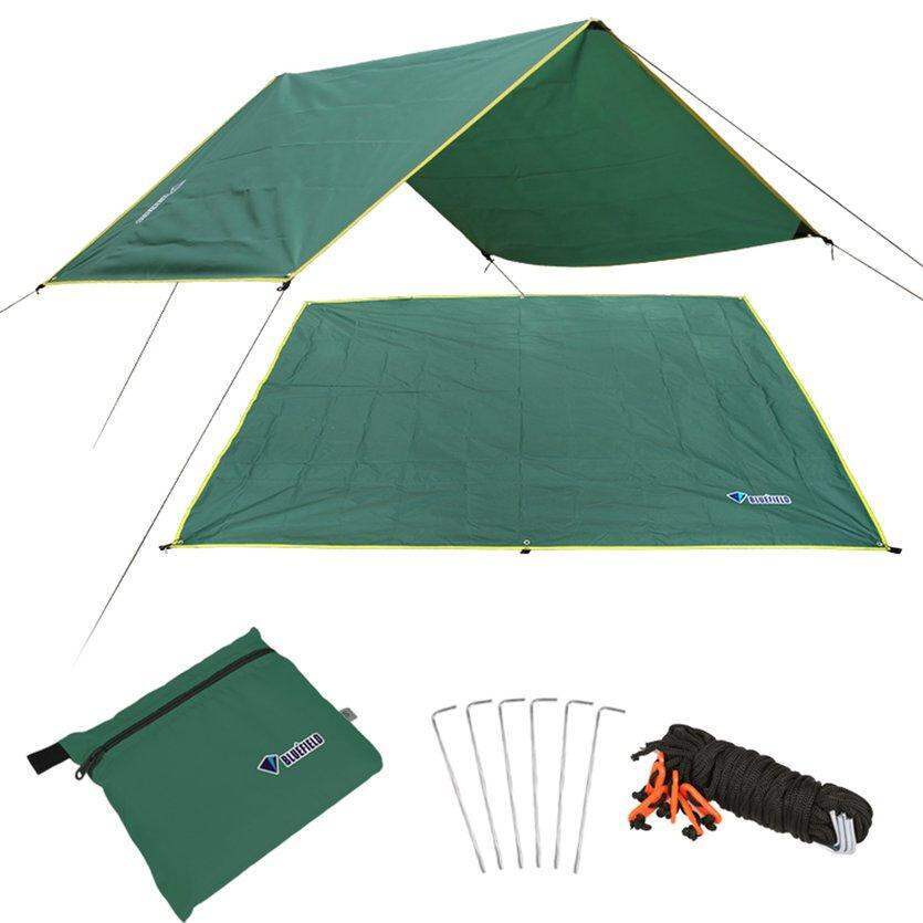 4-6 คน Ultralight เต็นท์กันน้ํา Tarp Footprint Ground Sheet Mat