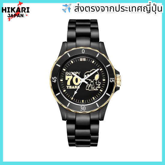 จากประเทศญี่ปุ่น✈ Snoopy Diamond Watch, White, Women's, Men's, Unisex, 70th Anniversary, Limited Edi