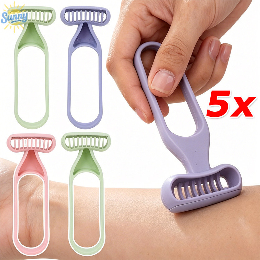 1/3/5 ชิ้น Gentle Safe Manual Hair Removal Razor / ไม่เจ็บปวดทางกายภาพเครื่องกําจัดขนรักแร้