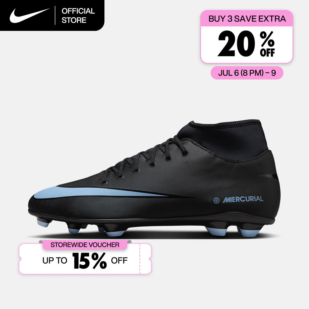 Nike Men's Mercurial Superfly 10 Club Multi-Ground High-Top Soccer Cleats - Black [FQ8314-001]