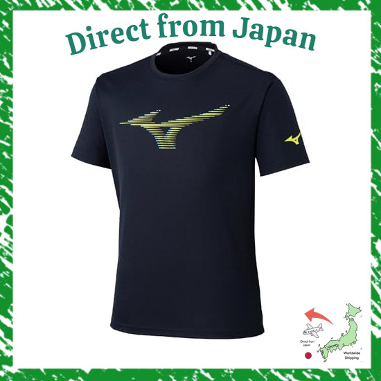 Direct From Japan [Mizuno] Tennis & Badminton Apparel Practice Shirt—Comfortable to Move In, Moisture-Wicking and Quick-Drying 62JAD043 Unisex White XL