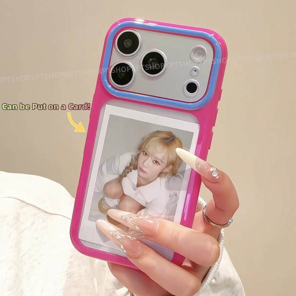 สีปิดกั้นอะคริลิกรณีโทรศัพท์สําหรับ ไอโฟน 17 มือโปร สูงสุด 16 15 14 กันกระแทกป้องกันปลอก