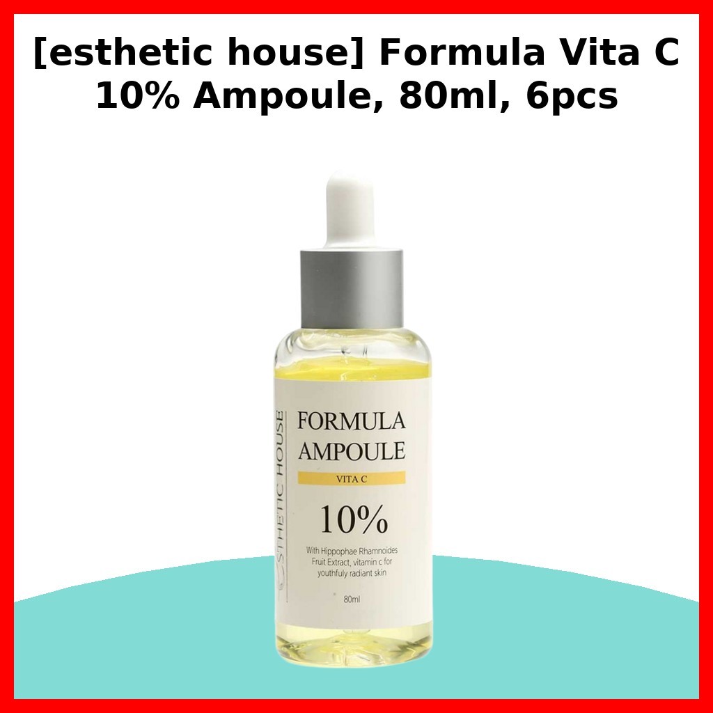 [บ้านปลอม] Formula Vita C 10% Ampoule, 80ml, 6pcs / Korean Ampoule / Brightening Formula by SeoulRo