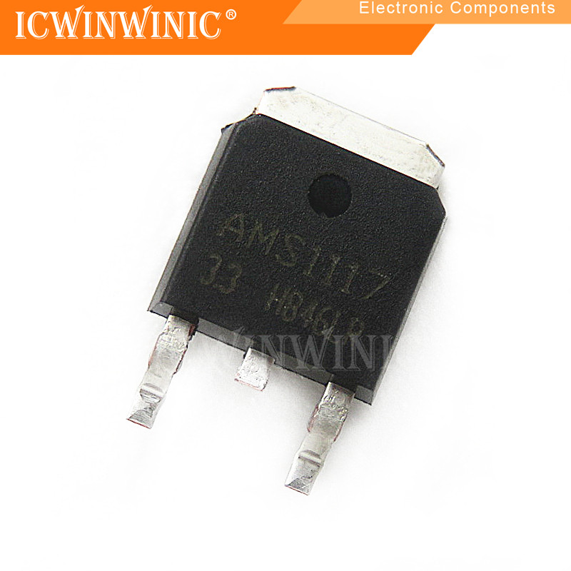 5 ชิ้น AMS1117-3.3 AMS1117 TO-252 วงจรรวม IC