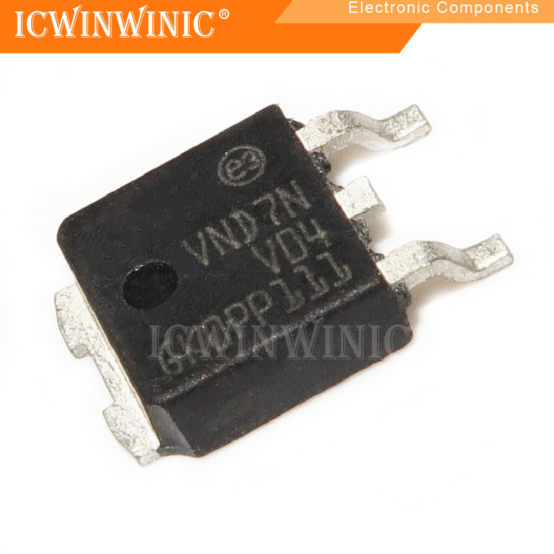 5 ชิ้น VND7NV04TR-E VND7NV04 7NV04 TO-252 ส่วนประกอบอิเล็กทรอนิกส์