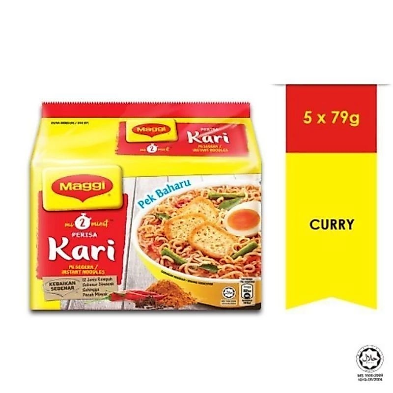มาม่า maggi รส แกงกะหรี่ เผ็ดฯหน่อย อร่อยมาก