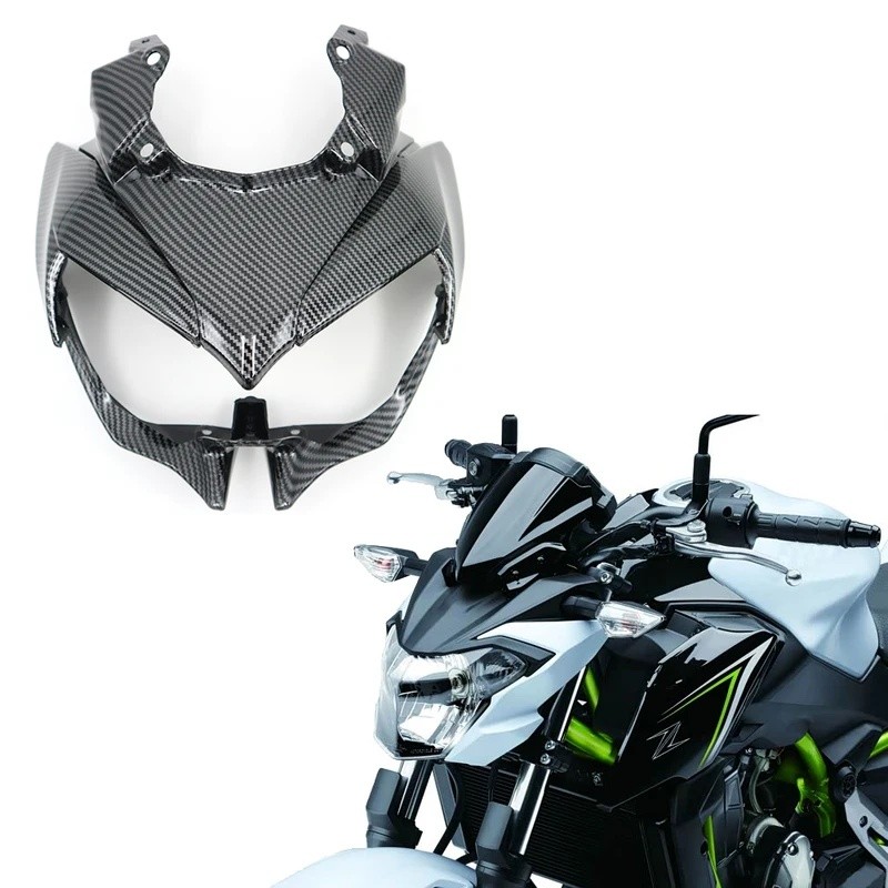 KAWASAKI สําหรับคาวาซากิ Z 650 Z650 2021 2022 2023 2024ไฟหน้า ยักหน้า ปกด้านหน้าเชลล์รถจักรยานยนต์ด้