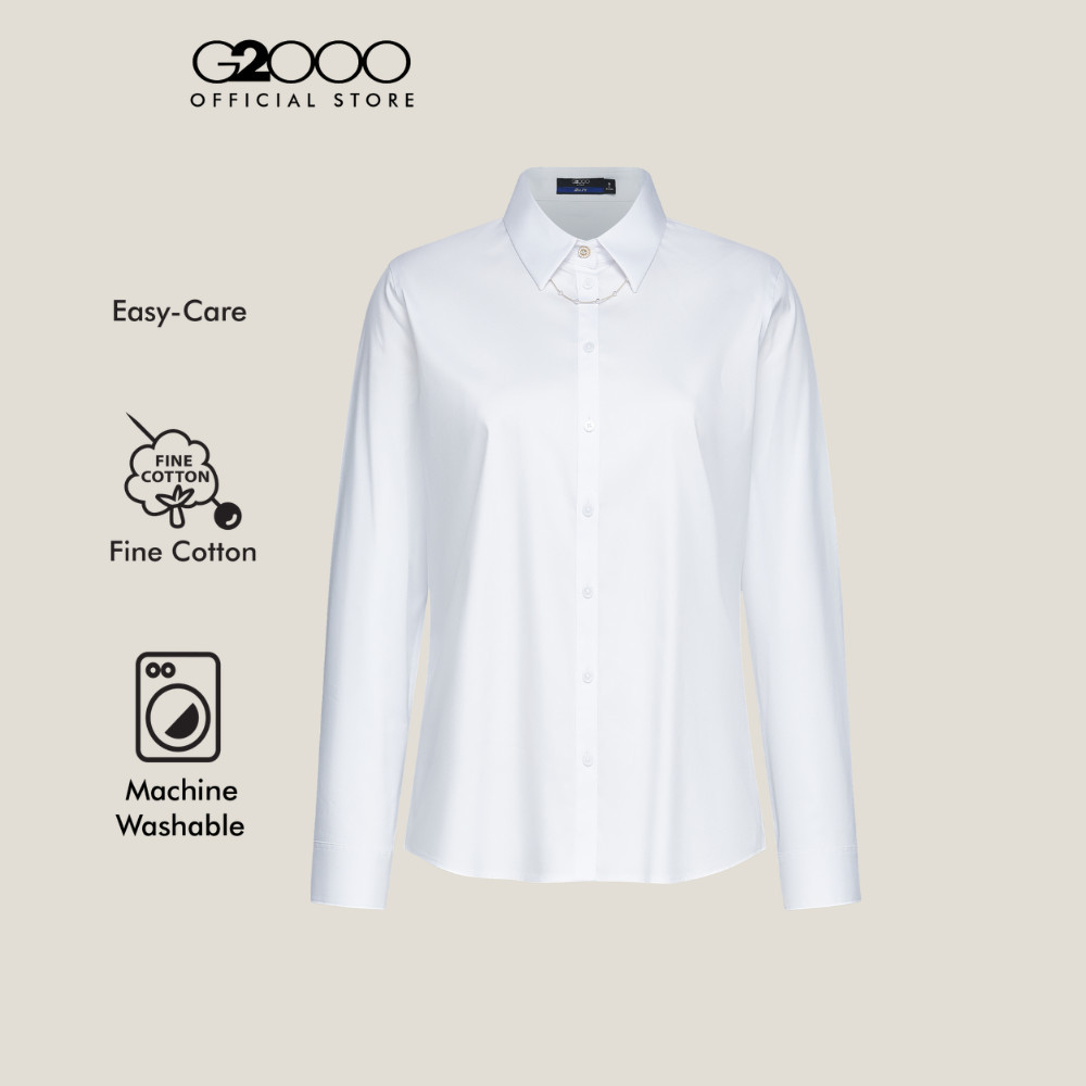 G2000 เสื้อเชิ้ตแบบทางการแขนยาวสำหรับผู้หญิง ทรง Slim รุ่น 61223193