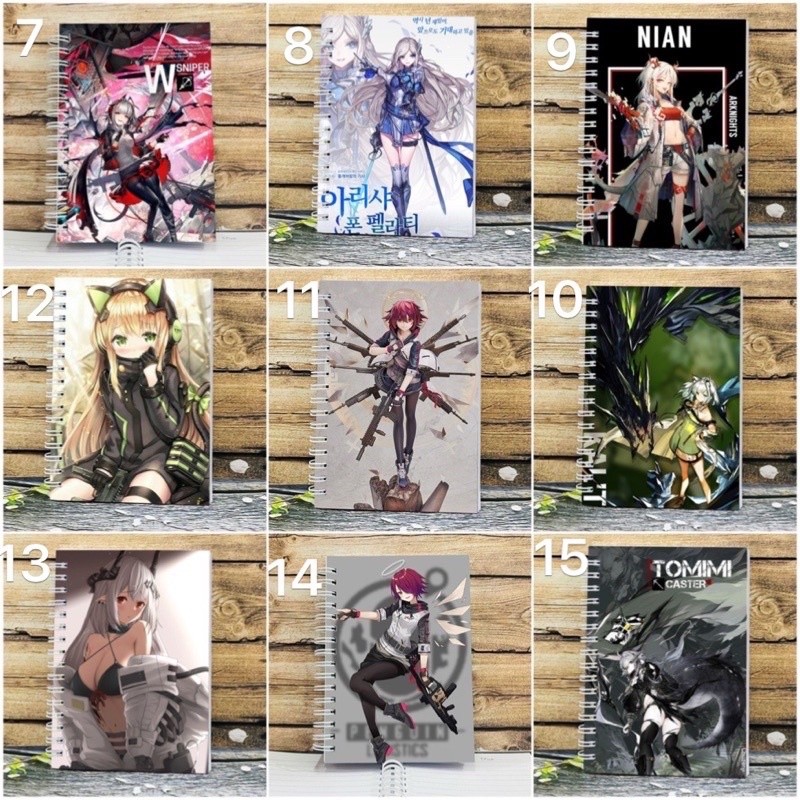 สมุดบันทึก Arknights 200 หน้า/สมุดบันทึกรูปภาพ Arknights