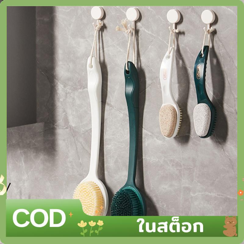 แปรงขัดส้นเท้าดูแล 2-in-1 หินขัดสองด้านและแปรงขัดผิวสําหรับเท้าและส้นเท้า