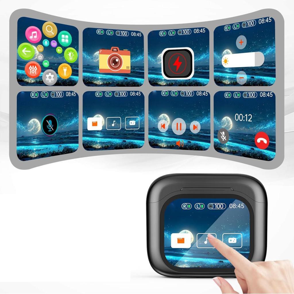 Meihe Wisoqu Language Translator Earbuds Real Time AI แปลพร้อมบลูทูธ 164 ภาษา 5.4 อุปกรณ์ 60H