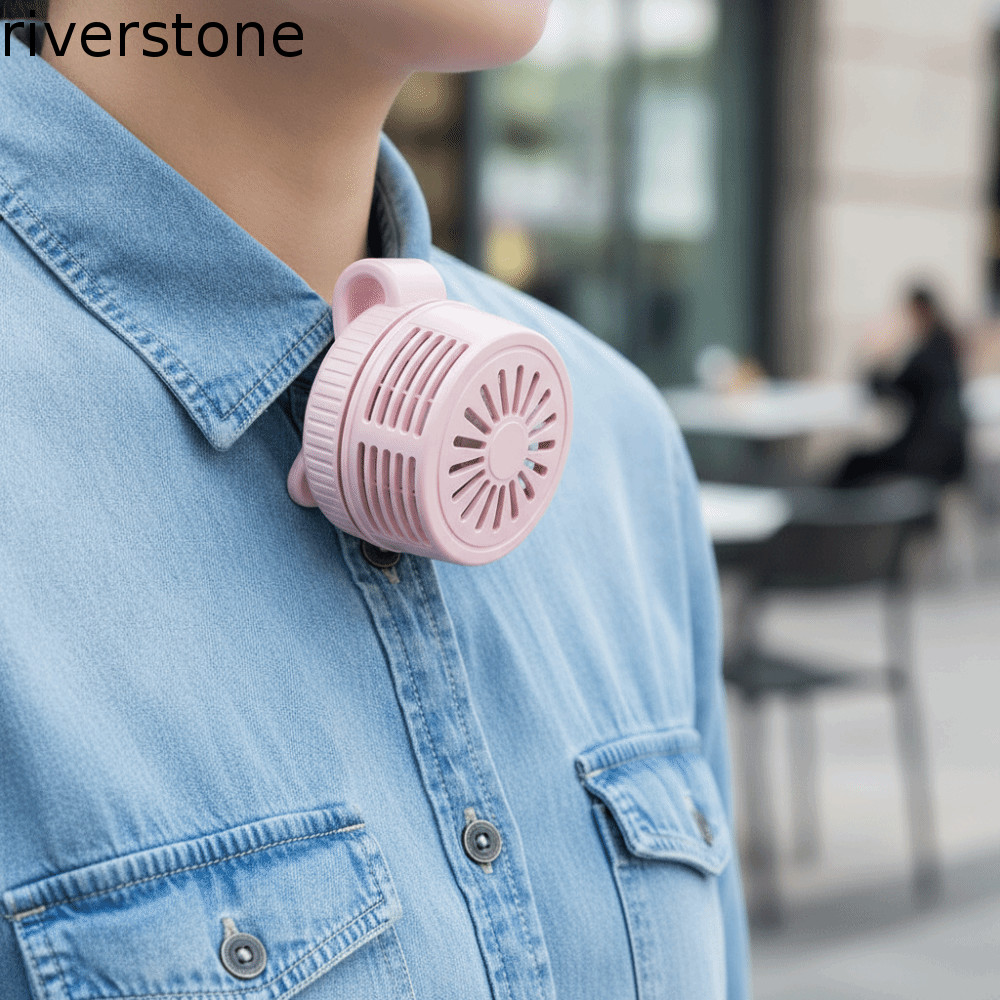 RIVERSTONE Clip Fan, Card-Holding Compact Portable Fan, Hand-Held Miniature Small Whirlwind Leafless