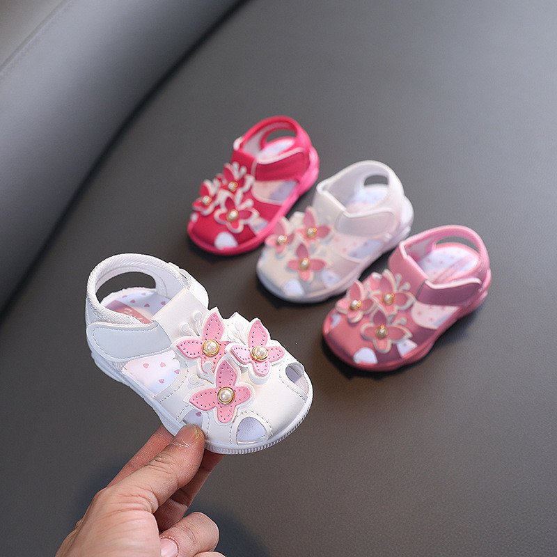 รองเท้าแตะเด็กทารกเด็กทารกเด็กผู้หญิง Calling รองเท้า Anti-Slip Soft Sole-Year-เก่ารองเท้าวัยหัดเดิน