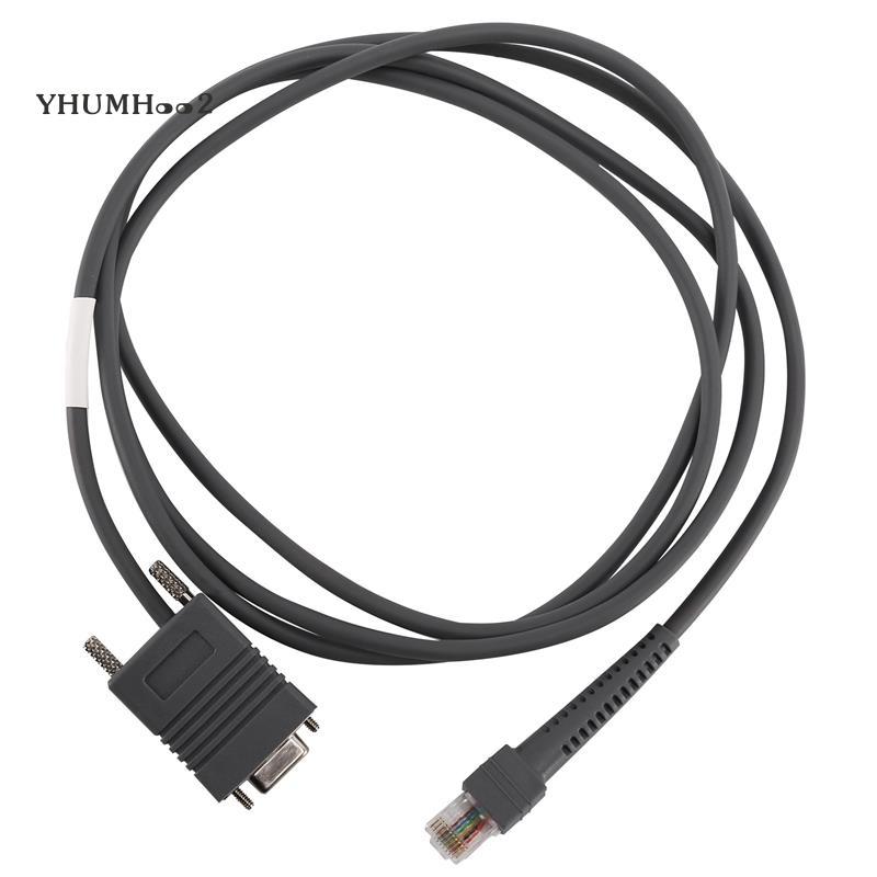 [yhumh002]LS2208 RS232 สายอนุกรม CBA-R01-S07PAR สําหรับสัญลักษณ์เครื่องสแกนบาร์โค้ด LS2208 6.5 ฟุต