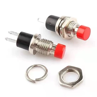 1pcs สวิตซ์กดติดดับ PBS-110 ขนาด 7 มม. 8 มม.Reset Switch (กดติด-ปล่อยดับ) ปุ่มกดสวิทช์เปิด / ปิด สวิทช์เปิดปิด สวิทซ์ปิด
