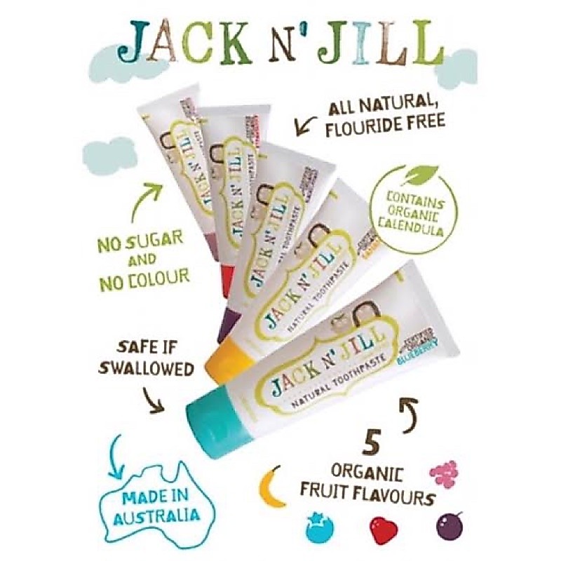 👶🏻ของมันต้องมี👶🏻เพื่อลูกน้อยของเรา ยาสีฟัน Jack n’ Jill ยาสีฟันกลืนได้เหมาะกับเด็กเล็ก แล้วเด็กๆ จะช