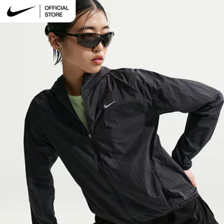 Nike Women's Tempo UV Protection Lightweight Running Jacket - Black [IH7974-010]