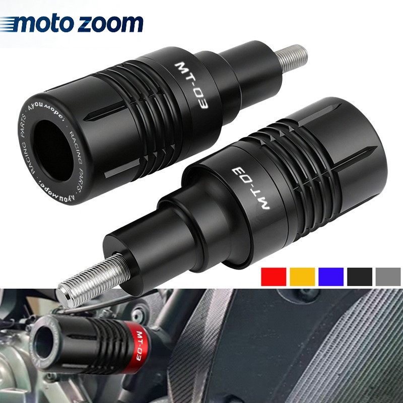 สําหรับYamaha MT03 MT-03 MT 03 2015-2025 รถจักรยานยนต์กรอบSliders Crash Protectorเครื่องยนต์Pad Fall