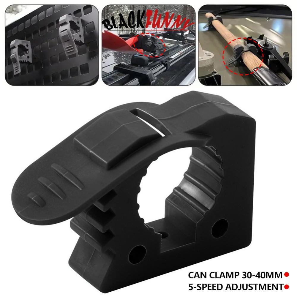 BLACKFUNNY Car Clamps Quick Release Mounting Clamps 30-40 มม.ยางสําหรับ Off Road รถบรรทุก Trailer RV