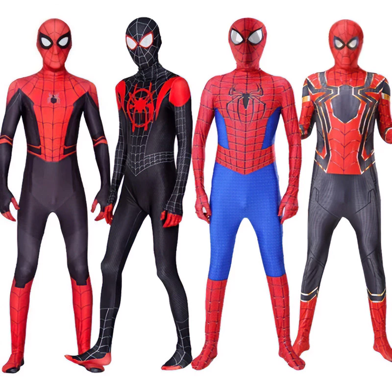 【จัดส่งจากประเทศไทย】เครื่องแต่งกาย Spiderman ผู้ใหญ่ เสือดำ ไอรอนแมน สไปเดอร์แมน เล่นตามบทบาท เครื่องแต่งกาย