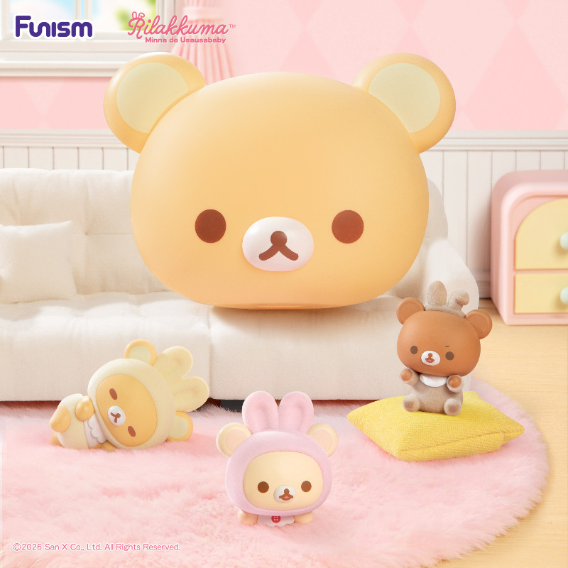 FUNISM Rilakkuma Ususababy Series กล่อง Action Figurines รูปที่ 5