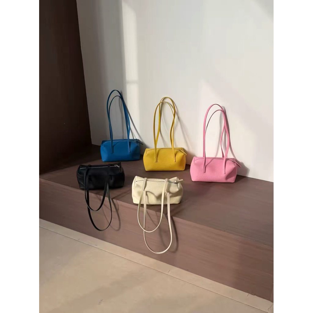 กระเป๋า cecelle perota brand ปีนี้ที่นิยมซุปเปอร์ร้อนทํางานสีชมพูโบว์ลิ่งกระเป๋าสุภาพสตรี2026แฟชั่นส