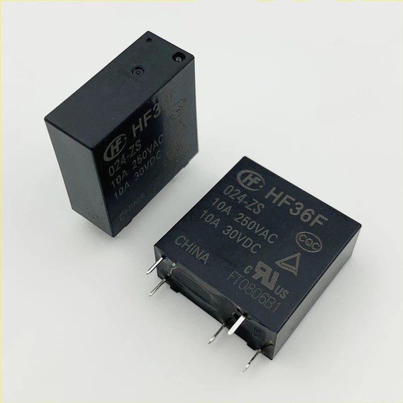 2 ชิ้น/ล็อตรีเลย์ JZC-36F HF36F-005 012 024-ZS HS 4/5PIN 10A CHIP ในสต็อก T7LY