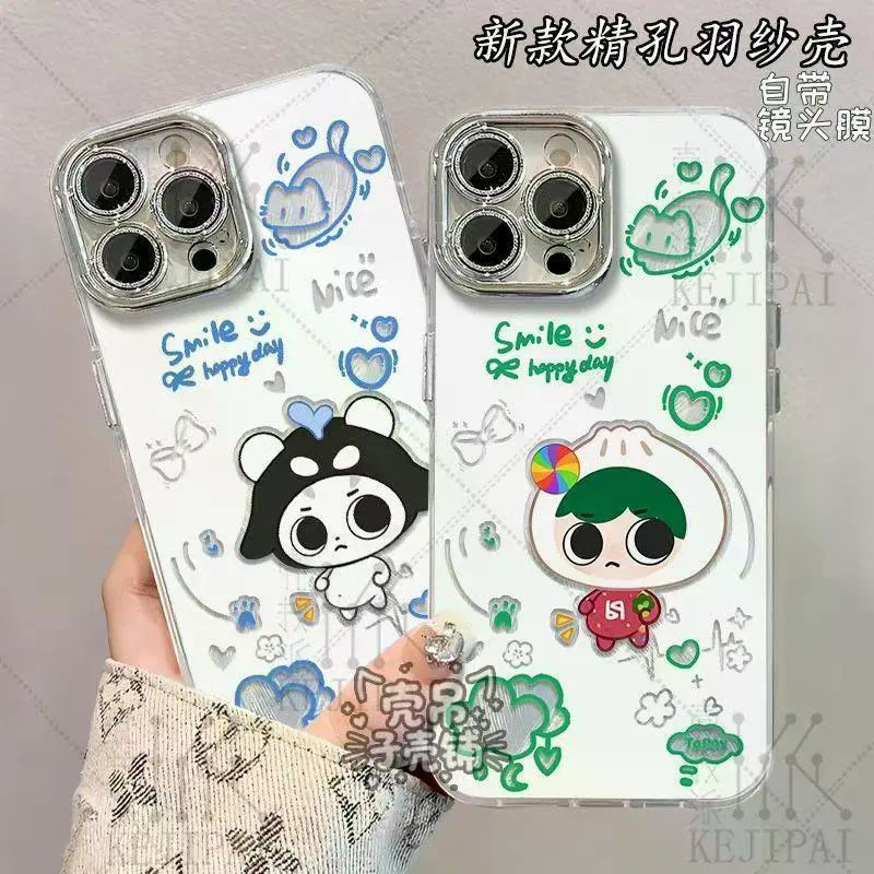หลายส่วนลดรุ่น Q GMM ตุ๊กตา nongnooong สินค้าเคสโทรศัพท์ Feather เส้นด้ายสําหรับ Iphone 17 16 15 14 
