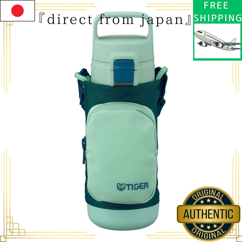 【DIRECT FROM JAPAN】Tiger Thermos Stainless Steel Bottle MTA-A050GM 500ml Mint Green One Touch | With