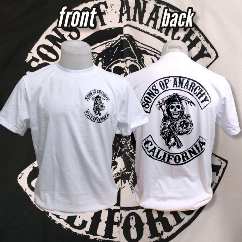 （จัดส่งตลอด 24 ชั่วโมง）เสื้อยืดคอกลมพิมพ์ลาย Sons of Anarchy Cotton S-XXXL