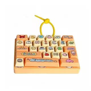 FG 26-Key คีย์บอร์ด Fidget Clier พวงกุญแจหลายปุ่มความเครียดบรรเทาของเล่นน่ารักกระเป๋าจี้ของขวัญ HS