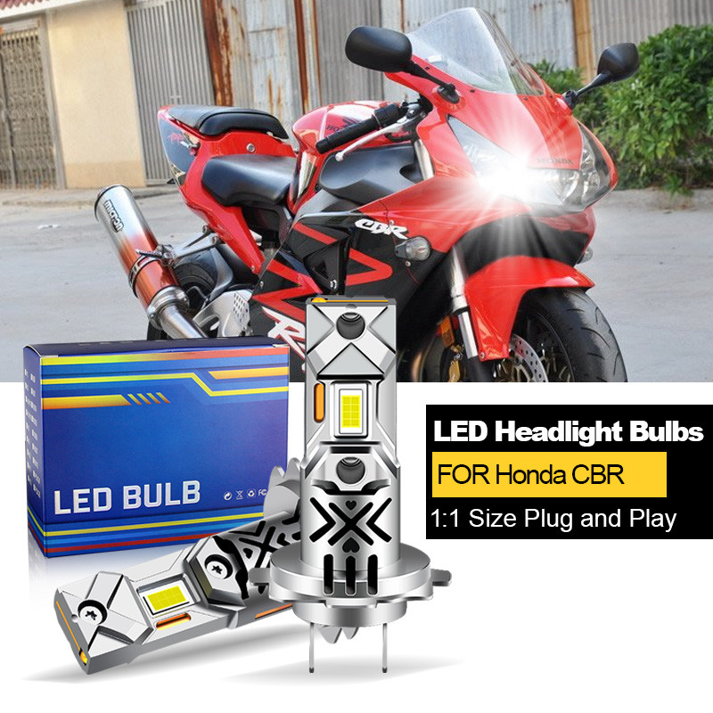 1/2Pcs Canbus LED รถจักรยานยนต์ Plug-and-Play ไฟหน้าสูง/ต่ํา H7 12V 20000LM 60W สีขาวสําหรับ Honda C