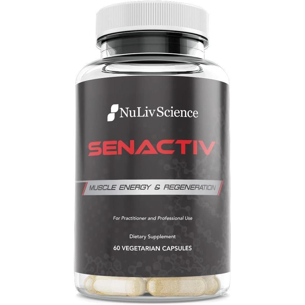 Senactiv, ความอดทนการยกระดับกีฬาที่ 1 สําหรับ VO2 Max, 60 แคปซูล, บรรจุอยู่ในแคลิฟอร์เนีย