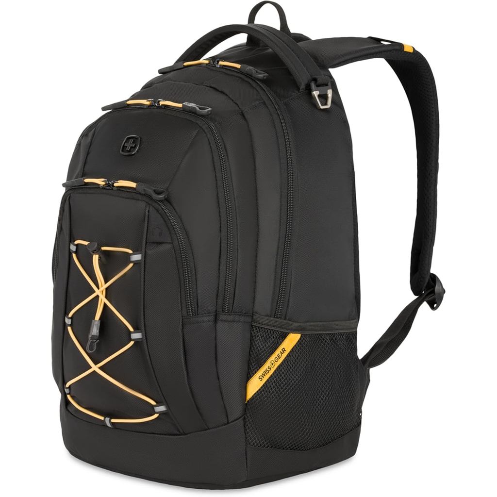 SWISSGEAR 1900 ScanSmart Laptop Backpack, เหมาะกับแล็ปท็อปขนาด 17 นิ้ว, TSA-Friendly Lay-Flat Design
