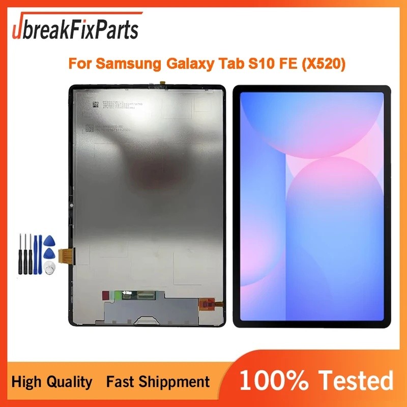 10.9" สําหรับ Samsung Galaxy S10 FE X520 SM-X520NZACXAR จอแสดงผล LCD Touch Screen Digitizer Assembly