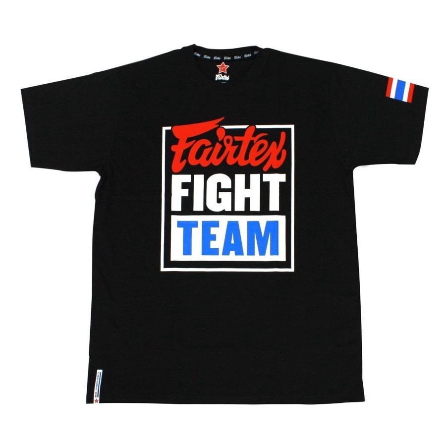 Fairtex T-Shirt "Fairtex Fight Team" TST51 T-shirts S-5XL เสื้อยืดคอตตอน