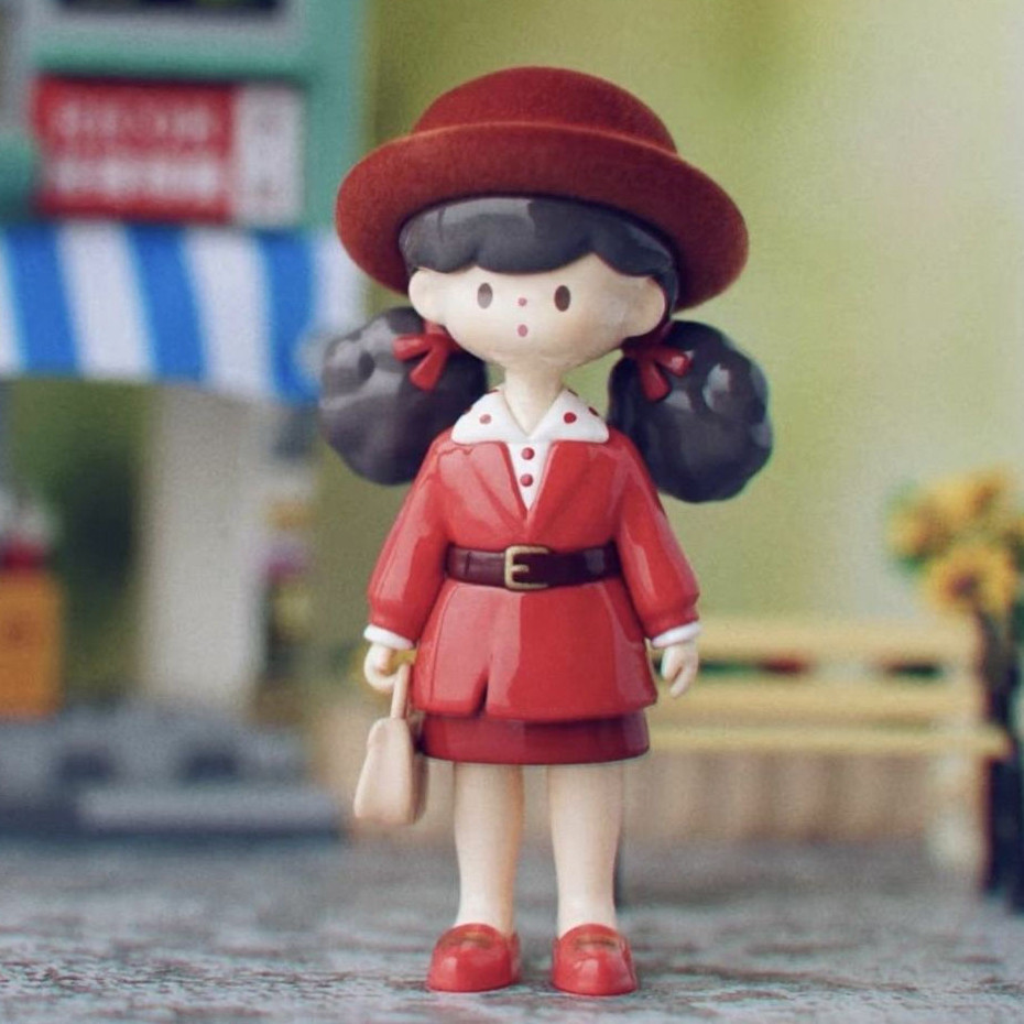 [ของแท้] ของแท้ 8th Generation Popcorn Sister Retro Hong Kong Style Series Mystery Box กําลังมองหาเค