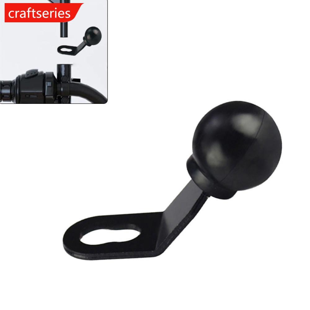 CRAFTSERIES Universal 25 มม.ฐานหัวบอลสําหรับกระจกรถจักรยานยนต์ M8 M10 อะแดปเตอร์เกลียวสําหรับผู้ถือโ