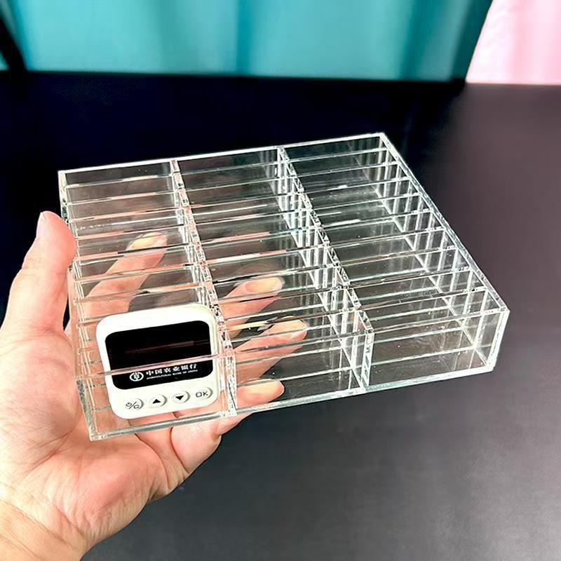 High-End อะคริลิคโปร่งใสการเงินการควบคุมภาษี ukey กล่องจัดระเบียบกุญแจสุทธิเงิน U Shield U Disk กล่อ