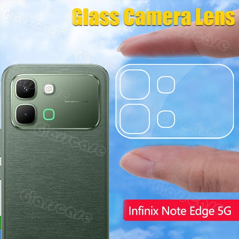 Infinix Note 5G 2026 1-3Pcs ฟิล์มกันรอยกล้องสําหรับ Infinix Note Edge NoteEdge InfinixNoteEdge X6887 Full Coverage 3D เลนส์กล้องป้องกันหน้าจอฟิล์มกระจกนิรภัย