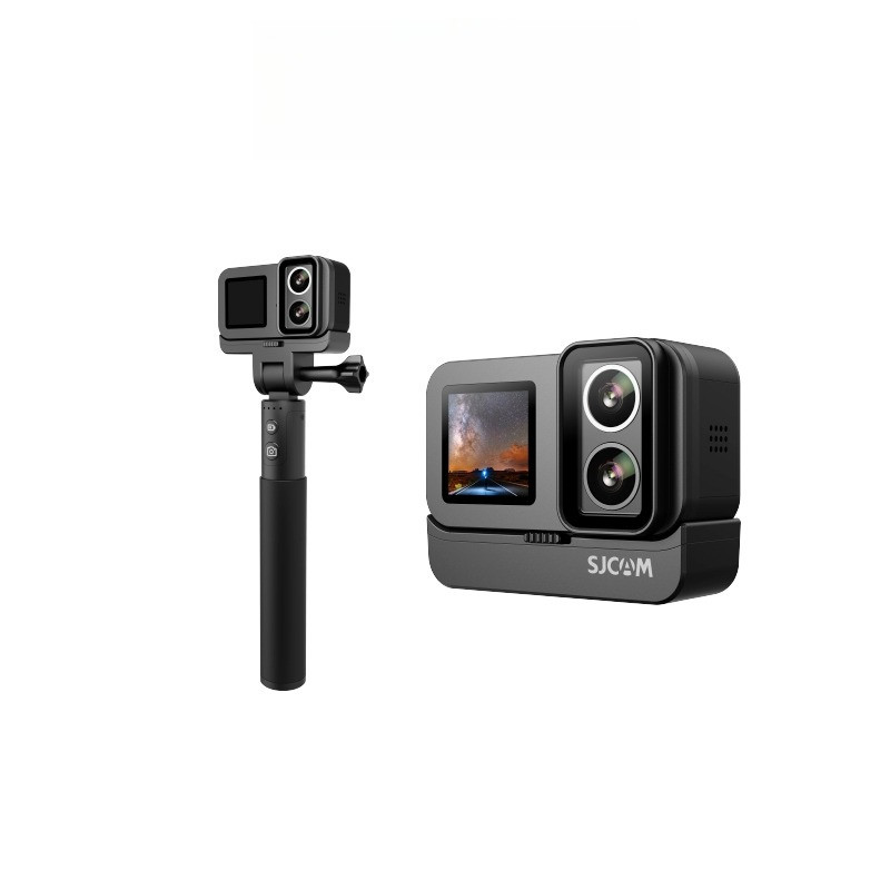 Sjcam SJ20 Action camera กล้องแอคชั่นเลนส์คู่ แบตเตอรี่แบบถอดได้ 800mAh: แบตเตอรี่ในตัว 800mAh; แบตเตอรี่แบบถอดได
