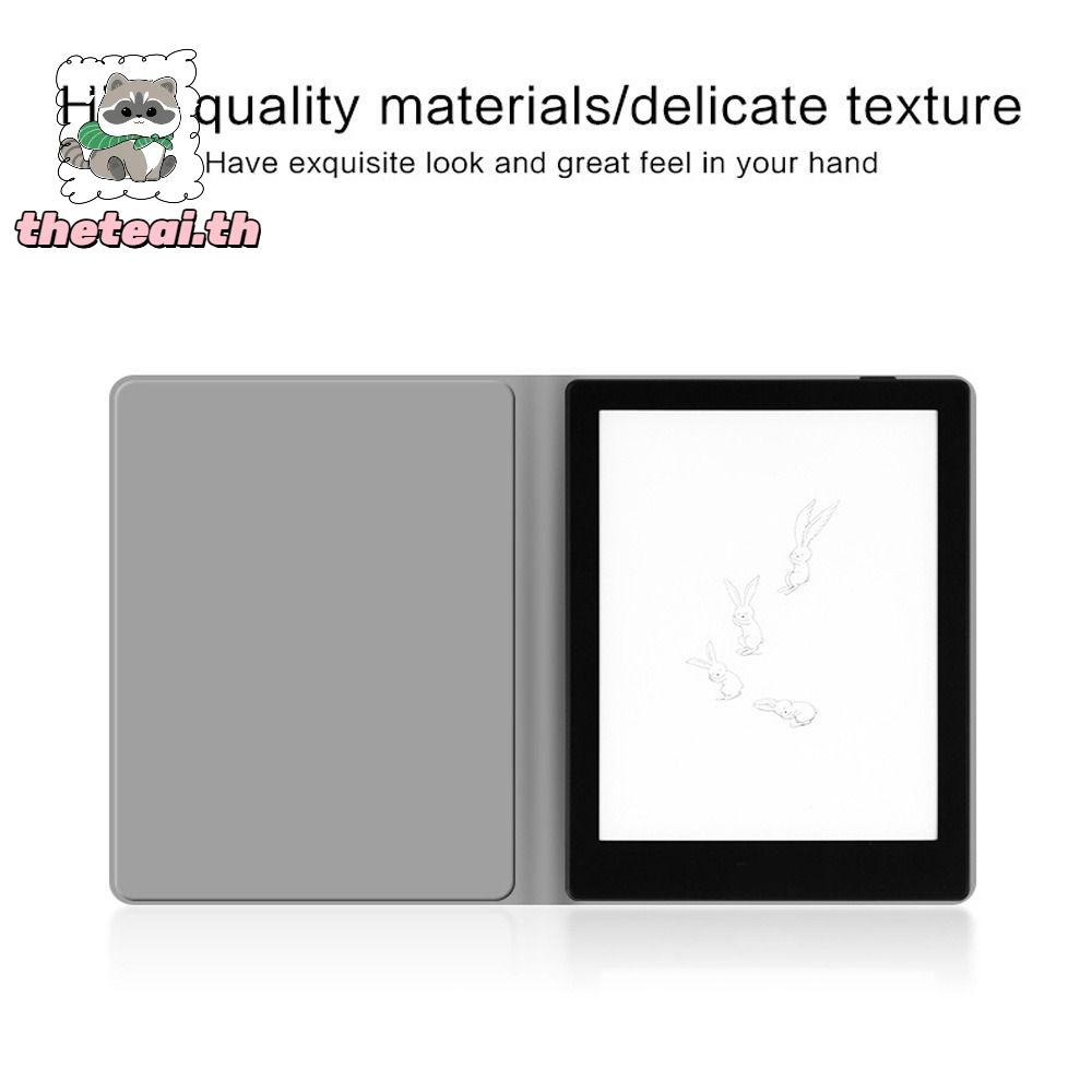 THETEAI Flip Cover , สวมใส่อัตโนมัติ Wake/Sleep E-Book ป้องกัน, ปิดแม่เหล็กกันกระแทก Boox E-Reader ส